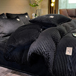 少女加厚魔法絨四件套加絨床上牛奶絨被套冬天保暖雙面珊瑚絨床包