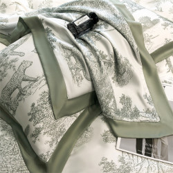 高級感120支蘭精天絲四件套裸睡涼感床單真絲被套輕奢床上用品4件