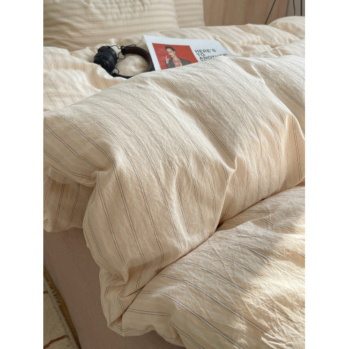 2025新款全棉水洗棉四件套 純棉被套床單宿捨床上三件套4床上用品