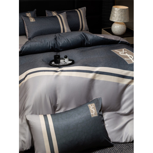 輕奢大牌雙面冰絲床單四件套涼感被套大版印花卡通床上床包三件套