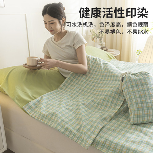 全棉酒店隔髒睡袋純棉被罩被套可攜式一體式床單旅遊出差旅行旅睡寶