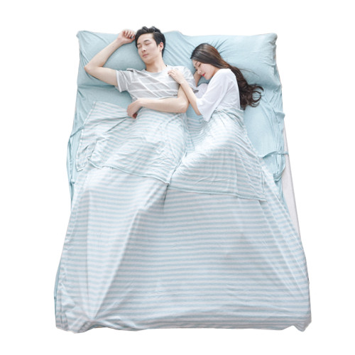 無印天竺棉睡袋良品全棉針織面料出差旅行住酒店賓館可攜式隔髒神器