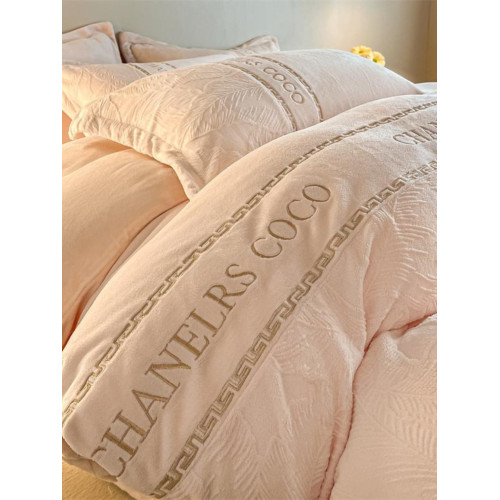 輕奢高級感創新牛奶絨四件套冬季珊瑚絨法蘭絨雙面加絨被套床單款