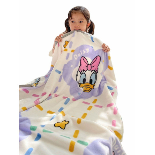 卡通迪士妮兒童毛毯加厚牛奶絨休閒蓋毯寶寶絨毯學生幼兒園午休毯