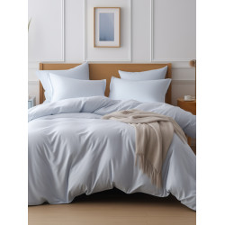 竹纖維被套四件套三件套100%BAMBOO枕套床單床包舒適輕奢四季床品