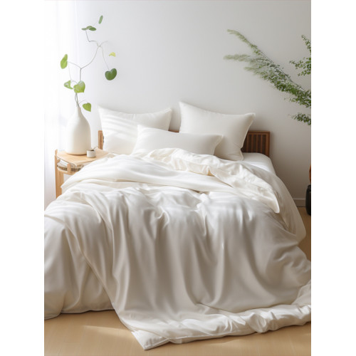 竹纖維被套四件套三件套100%BAMBOO枕套床單床包舒適輕奢四季床品