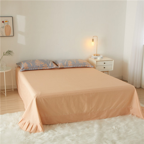 80支精梳全棉四件套100%純棉床單被套床包款斜紋四季款床上四件套