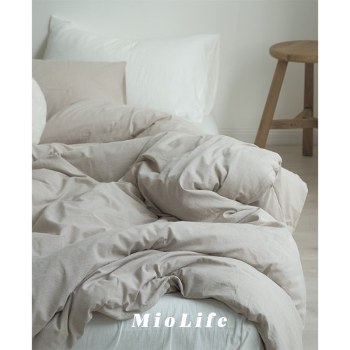 純棉日式簡約天藍床單四件套全棉日系床上用品ins韓式同款水洗棉 純棉日式簡約天藍床單四件套全棉日系床上用品ins韓式同款水洗棉