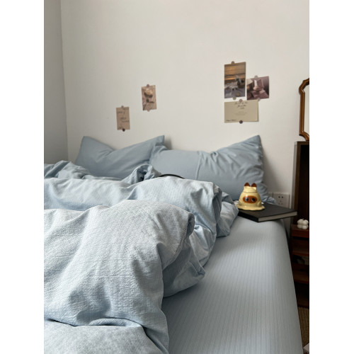 A類床上四件套純棉全棉2025新款被套被罩床單學生宿捨三件套床包4