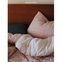 甜甜醬小兔·清新少女碎花純棉雙層紗四件套宿捨床包床單被套新品