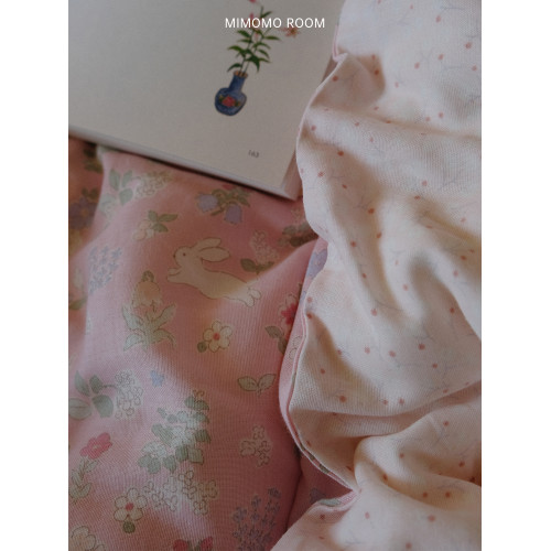 甜甜醬小兔·清新少女碎花純棉雙層紗四件套宿捨床包床單被套新品 甜甜醬小兔·清新少女碎花純棉雙層紗四件套宿捨床包床單被套新品