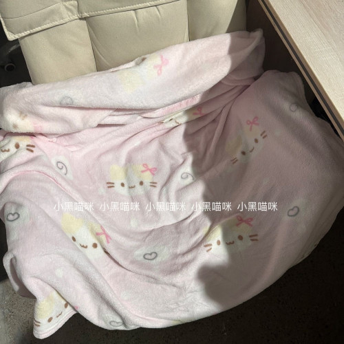 少女粉棉花貓小毛毯~休閒蓋毯多款卡通ins午睡毯辦公室披肩抱抱毯 少女粉棉花貓小毛毯~休閒蓋毯多款卡通ins午睡毯辦公室披肩抱抱毯