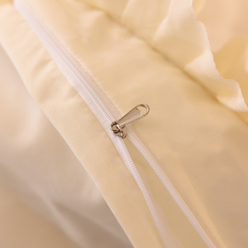 出口歐洲公主風床裙四件套被套花邊全棉少女純色床上用品裸睡四季