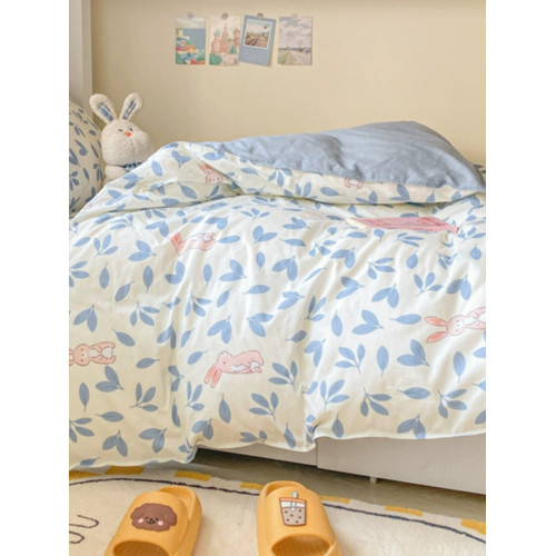小清新純棉學生宿捨三件套0.9上下鋪寢室全棉床單被套被子全套裝