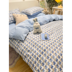 南通床上四件套100%純棉全棉新款網紅風床包款床單被套三件套用品