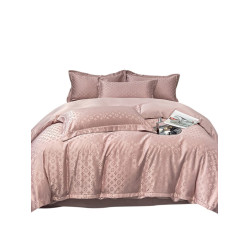 歐式輕奢高級被套四件套夏季水洗真絲裸睡絲滑大小姐冰絲床單床包