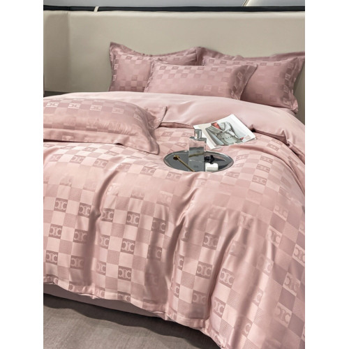 歐式輕奢高級被套四件套夏季水洗真絲裸睡絲滑大小姐冰絲床單床包