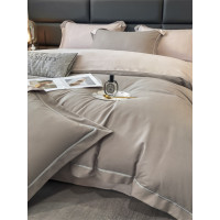北歐高級感床上四件套純棉全棉簡約輕奢被套秋冬加厚床單三件套
