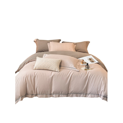 北歐高級感床上四件套純棉全棉簡約輕奢被套秋冬加厚床單三件套