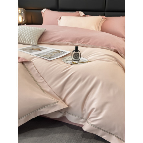 北歐高級感床上四件套純棉全棉簡約輕奢被套秋冬加厚床單三件套