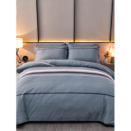 加厚純棉磨毛四件套100全棉床單被套床包床上用品宿捨三件套被罩4