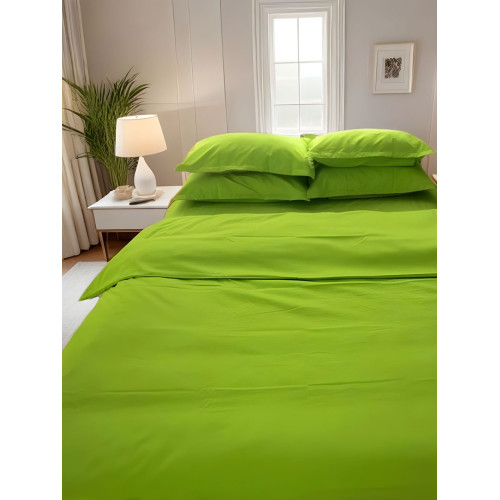 ins純色四件套綠色床單床包被套藍色學生宿捨三件套被罩床上用品4
