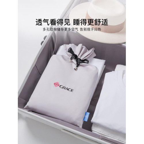 潔麗雅長絨全棉隔髒睡袋純棉單人旅行床單被罩旅遊酒店出差可攜式