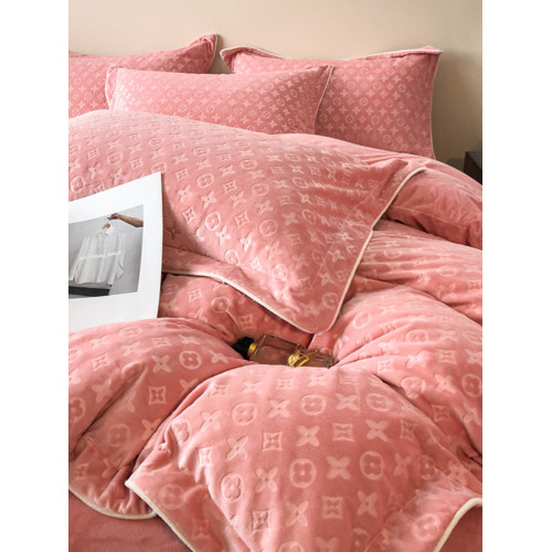 冬季牛奶絨保暖四件套加厚珊瑚絨被套輕奢雙面加絨法蘭絨床單床品 冬季牛奶絨保暖四件套加厚珊瑚絨被套輕奢雙面加絨法蘭絨床單床品