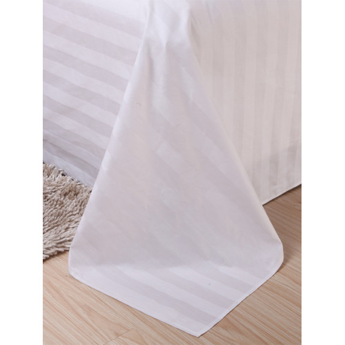 賓館酒店三四件套賓館酒店床上用品批量髮加密加厚緞條客房床品