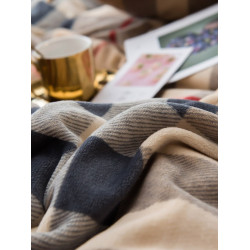 加厚格子牛奶絨四件套冬季加絨床單雙面絨被套條紋珊瑚絨保暖床品