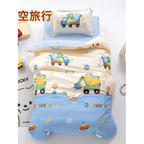 小學生午托被子三件套純棉含芯六件套70x170床上用品托琯午睡專用