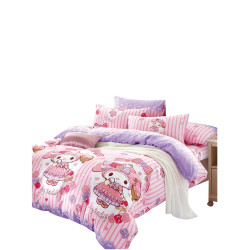 香港尺寸純棉雙人四件套床包款兒童卡通全棉單人三件組Queen/King