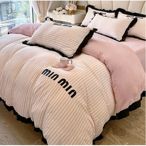 小紅書推薦裸睡純棉床單床包四件套小香風全棉床上用品被套被罩