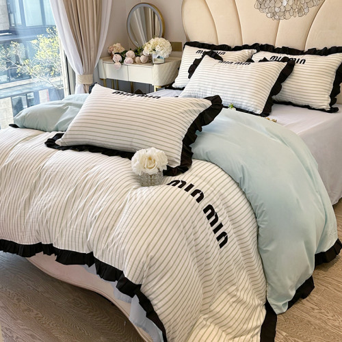 小紅書推薦裸睡純棉床單床包四件套小香風全棉床上用品被套被罩