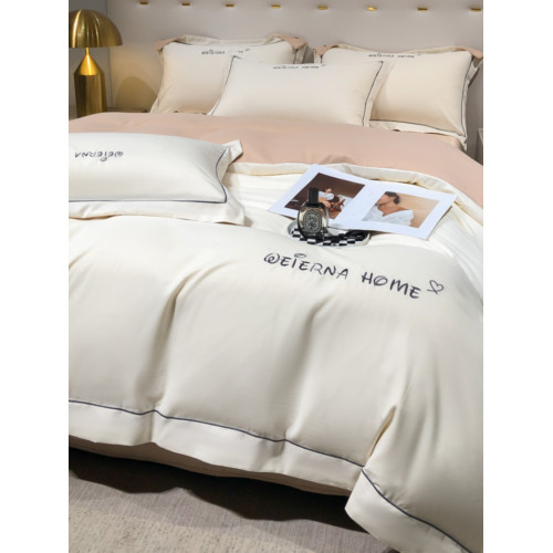 140支長絨棉床上四件套純棉全棉簡約北歐輕奢被套加厚床單三件套4