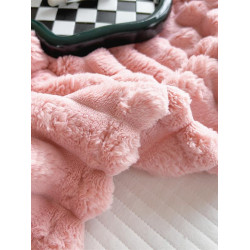 兔毛絨毛毯午睡辦公室毯子冬季加厚珊瑚絨沙發蓋毯學生宿捨兔絨毯