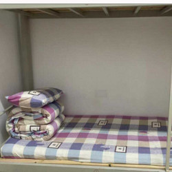 學生宿捨上下鋪床純棉面料中學大學單人床床單被套枕套三件套