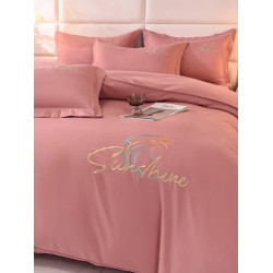 秋冬季床上四件套全棉純棉2024新款輕奢加厚被套罩宿捨床單三件套