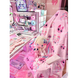 超級軟乎乎的毛毯！超天醬安眠可愛暖和法蘭絨毛毯