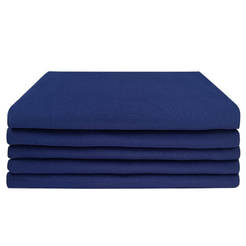 藍色純棉床單三件套單位宿捨床上用品單人床消防火焰藍被套