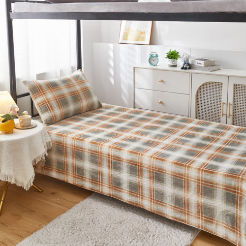 A類牛奶絨學生宿捨床上三件套床包款冬季加厚雙面珊瑚絨被套床單3