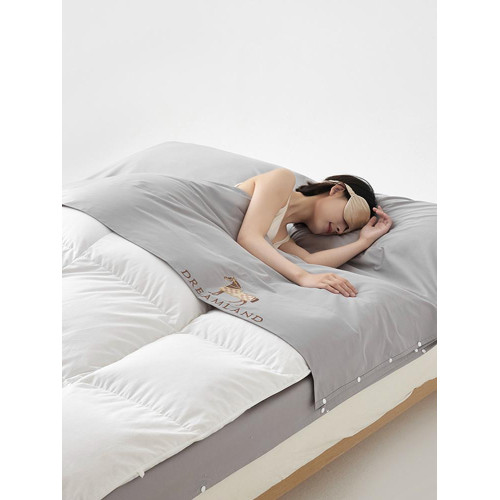 A類100長絨棉刺綉酒店隔髒睡袋全棉可攜式旅遊旅行床單被套四件套