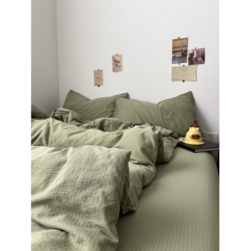 A類床上四件套純棉全棉2025新款被套被罩床單學生宿捨三件套床包4