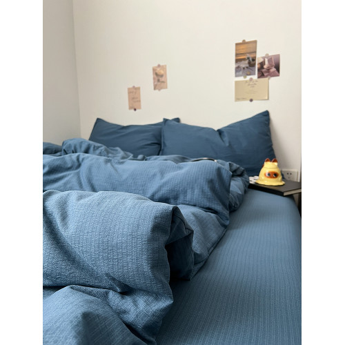 A類床上四件套純棉全棉2025新款被套被罩床單學生宿捨三件套床包4