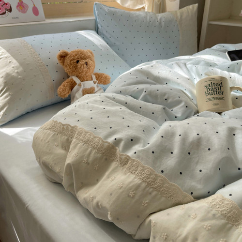 簡約床上四件套2026新款非純棉全棉被套學生宿捨床單人床品三件套