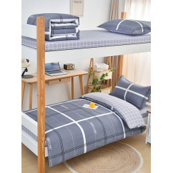 學生寢室宿捨全棉三件套純棉上下鋪初高中生被套床單床包款單人床