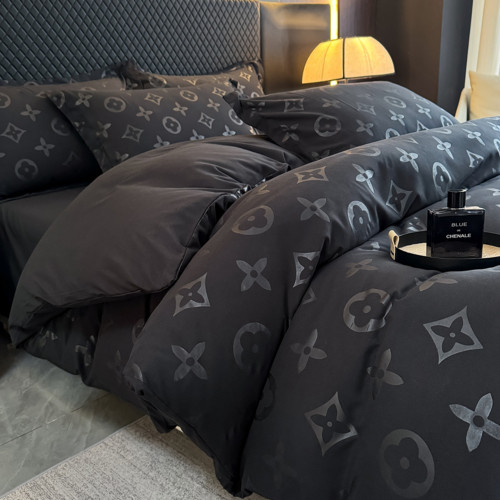 2026新款輕奢高級感純棉四件套歐式磨毛壓花純棉被套臥室床單床包