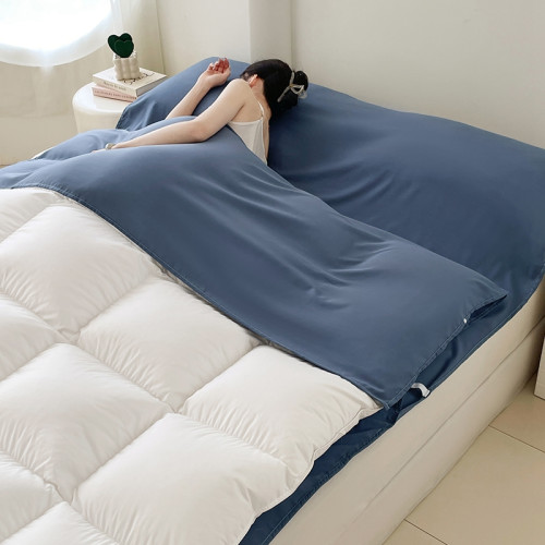 住酒店隔髒睡袋純色水洗棉床單被套一體式旅睡寶單人非純棉四件套 住酒店隔髒睡袋純色水洗棉床單被套一體式旅睡寶單人非純棉四件套