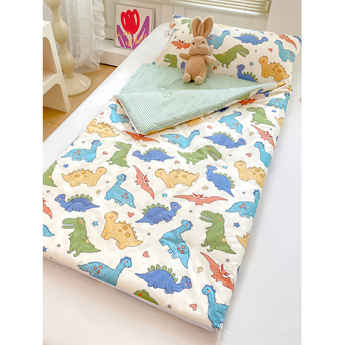 兒童純棉睡袋四季通用全棉被子嬰兒寶寶中大童幼兒園防踢被子神器