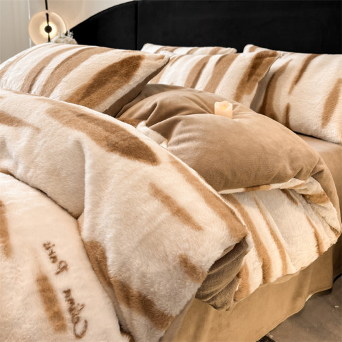 美拉德兔兔絨牛奶絨四件套可愛拉布布法蘭絨耐髒加厚保暖床單床包 美拉德兔兔絨牛奶絨四件套可愛拉布布法蘭絨耐髒加厚保暖床單床包